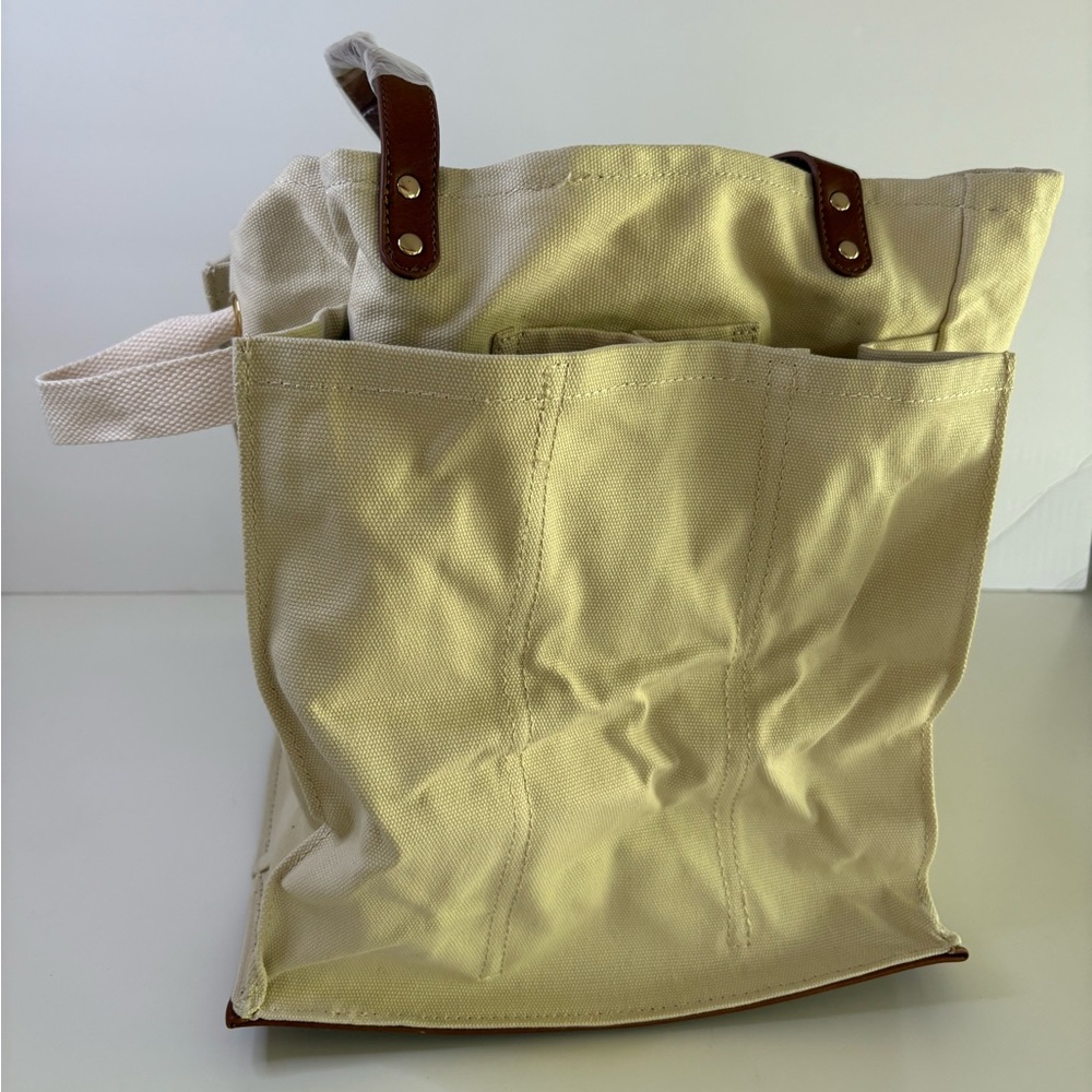 NWOT Free People Verve Canvas Market Tote - Picture 7 of 15
